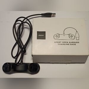OEM Genuine Bose Magnetic Charging Base for Bose Sport Open Earbuds in Bose Box